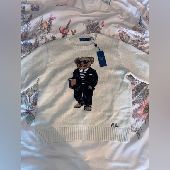 Polo Ralph Lauren Bear Sweater - Picture 1 of 7